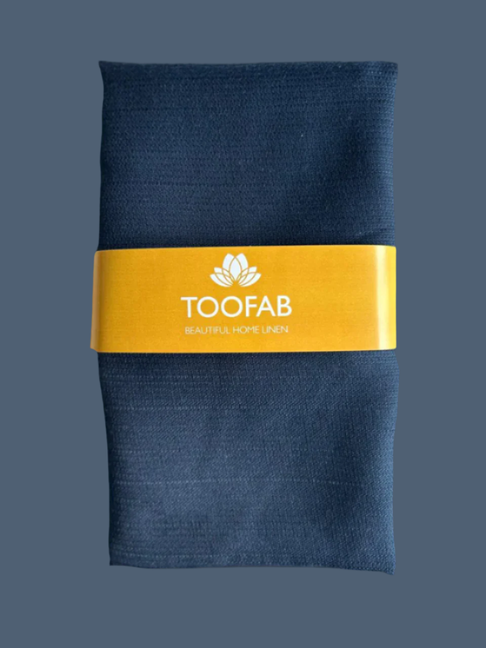 Solid Navy Polyester Cushion Cover - 16" x 16"